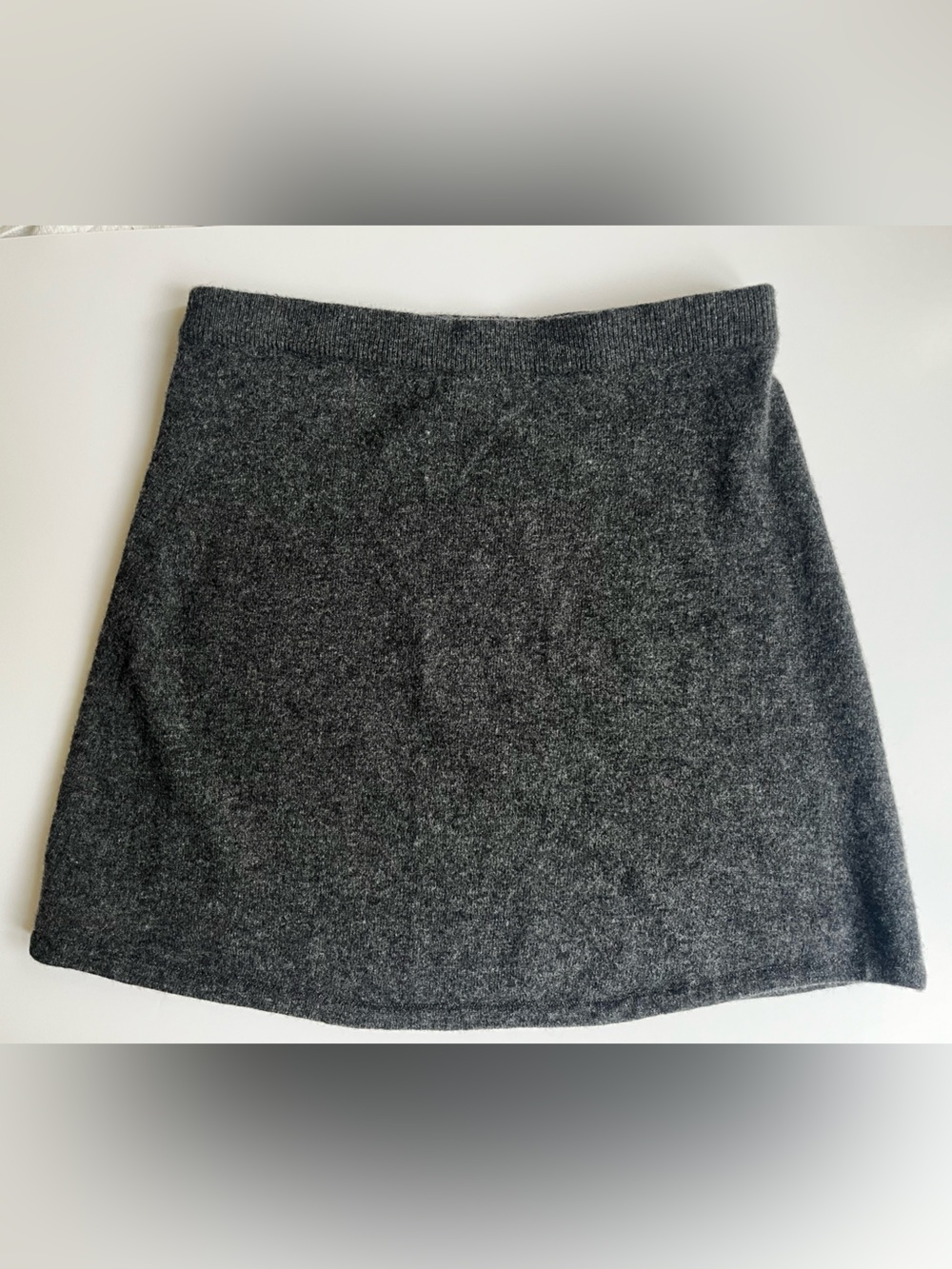Mexx Charcoal Gray Knit Mini Skirt
